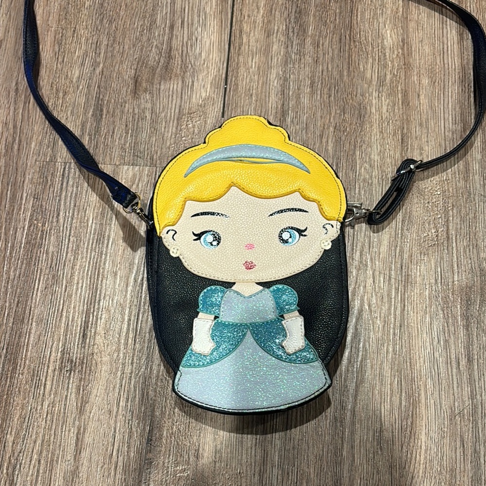 Kids Princess Crossbody Bag - Black and Yellow